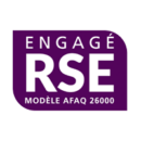 Logo Engagé RSE – Modèle AF AQ 26000 présenté par SRIM